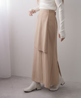 ハイウエストフレアラップスカート【セットアップ可】