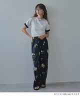 【メール便】カットオフバイカラースリーブTシャツ