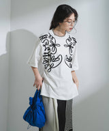 コードラインオーバーサイズTシャツ