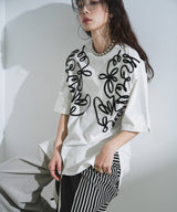 コードラインオーバーサイズTシャツ