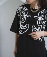 コードラインオーバーサイズTシャツ