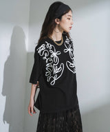 コードラインオーバーサイズTシャツ