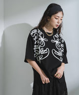 コードラインオーバーサイズTシャツ