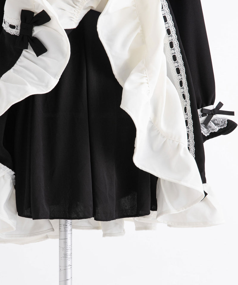 プリンセスティアードはしごレースフリルワンピース