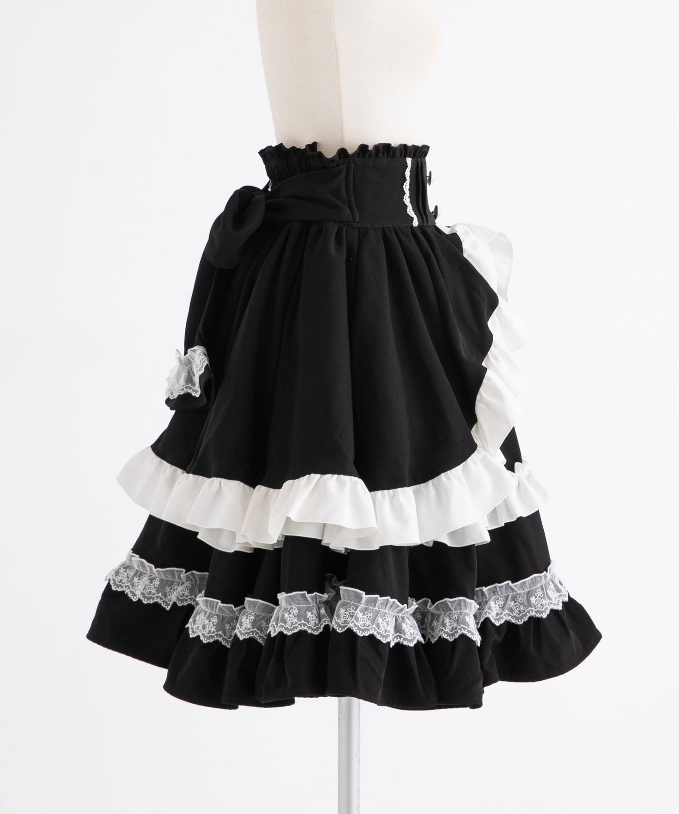 wonnyribbon ブラックフリルスカート wonnyribbon ブラックフリルスカート
