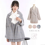 【新春セール】ジャケット&プリーツミニスカパンセットアップ
