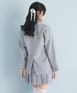 【新春セール】ジャケット&プリーツミニスカパンセットアップ