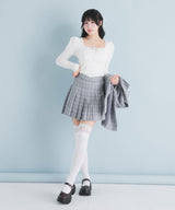 【新春セール】ジャケット&プリーツミニスカパンセットアップ