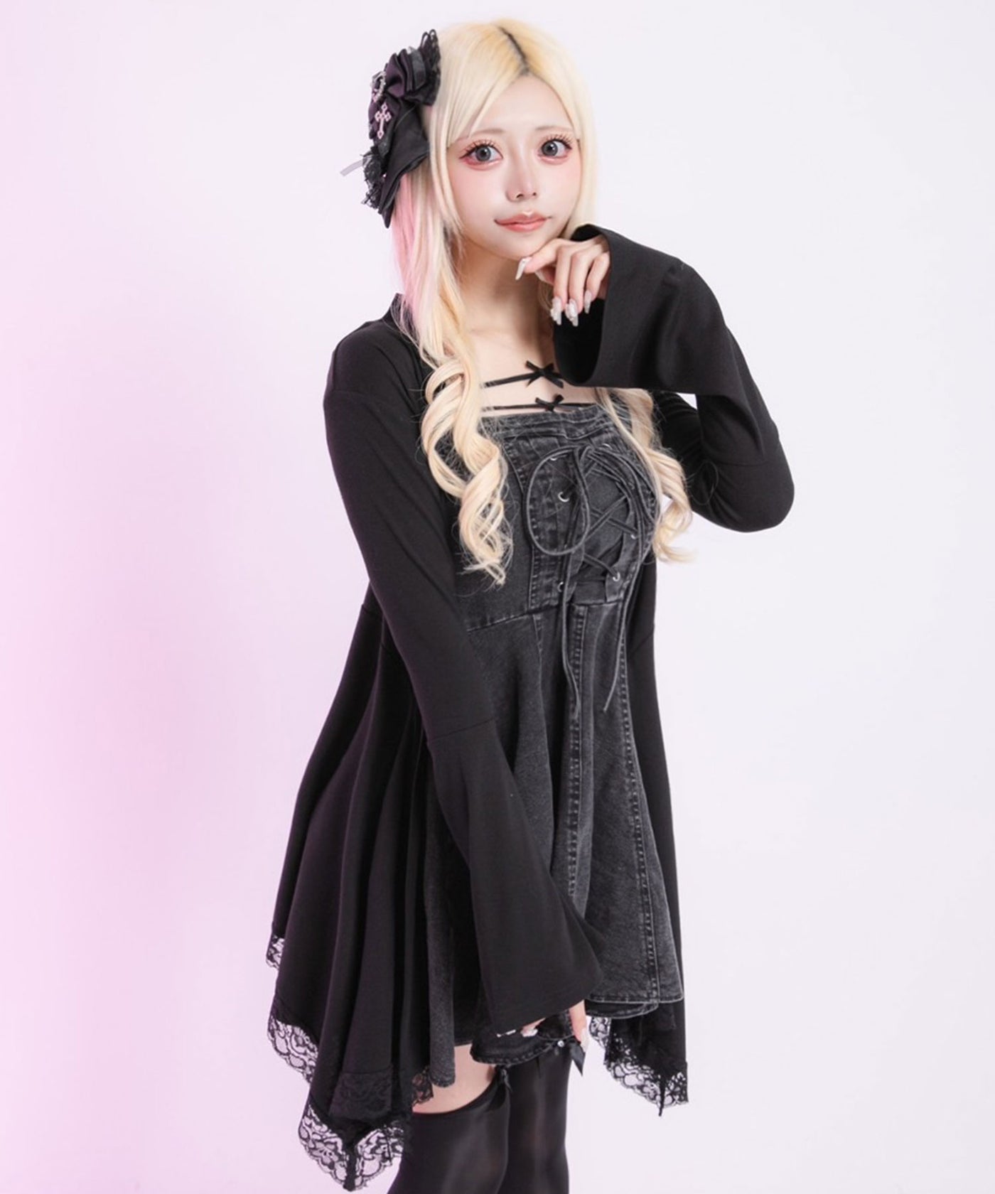 夢展望 リズリサ系 リボン付き オフショル トップス coquette 姫カジ 夢展望 リズリサ系 リボン付き オフショル トップス coquette 姫カジ