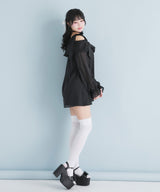 オフショルシアーチュニックワンピース
