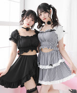 【予約　5/30発送】〈早割 5/27 10：59まで〉6wayフリルリボン水着
