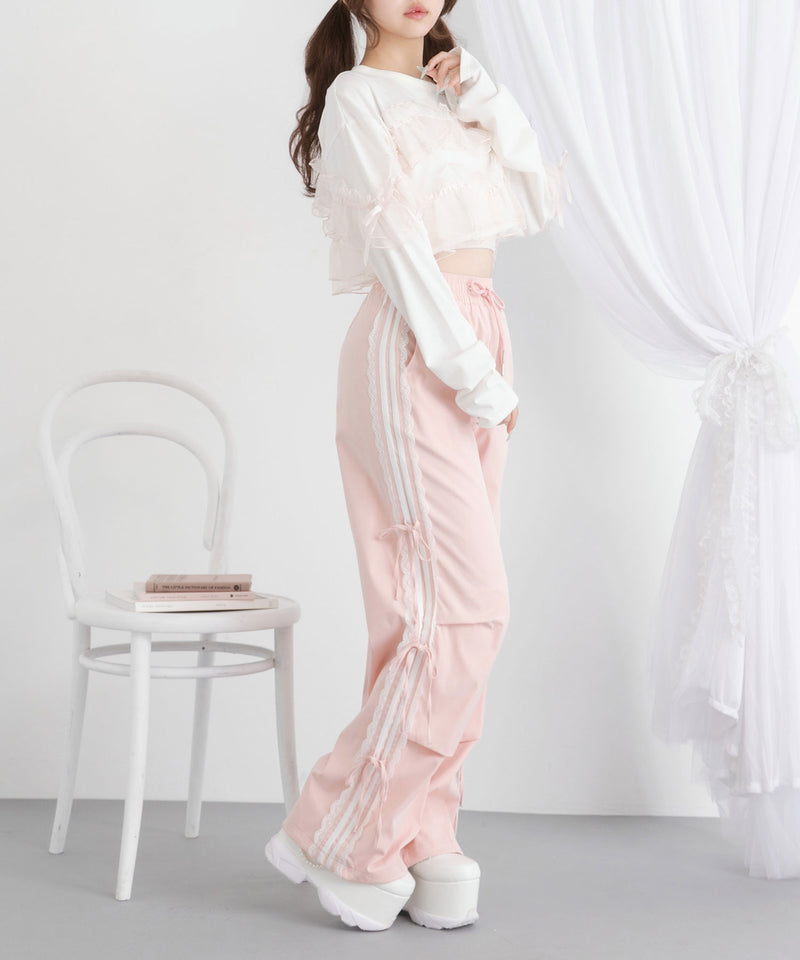 サイドレースラインカーゴパンツ