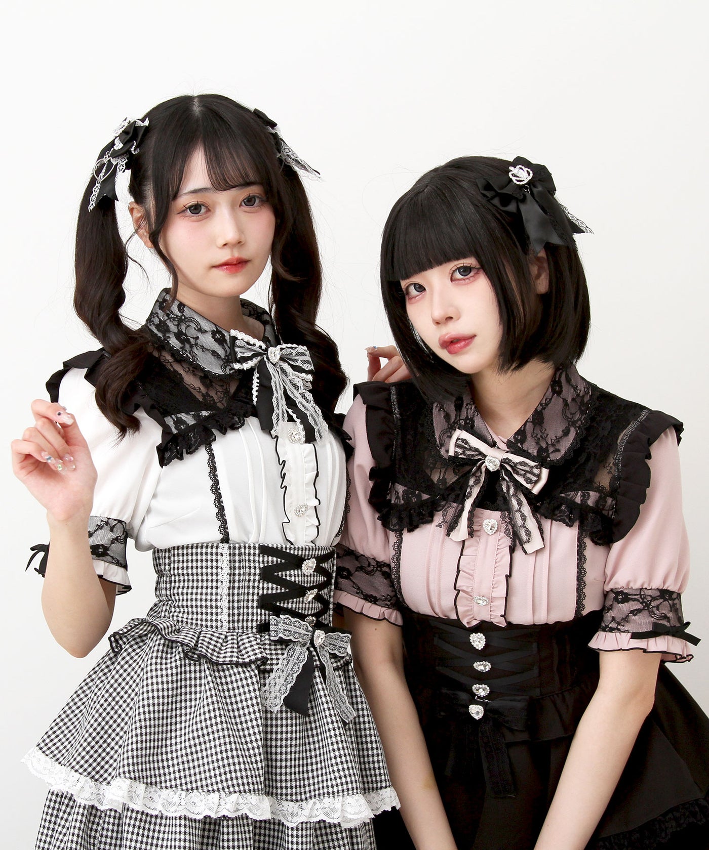 夢展望 ネコミミ付きリボンレースフリルボレロ(ブラック) ロリィタ 地雷系 71BEGCSs3XL._UY350_.jpg