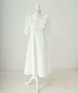 選べるデザインヨークフリルボウタイワンピース