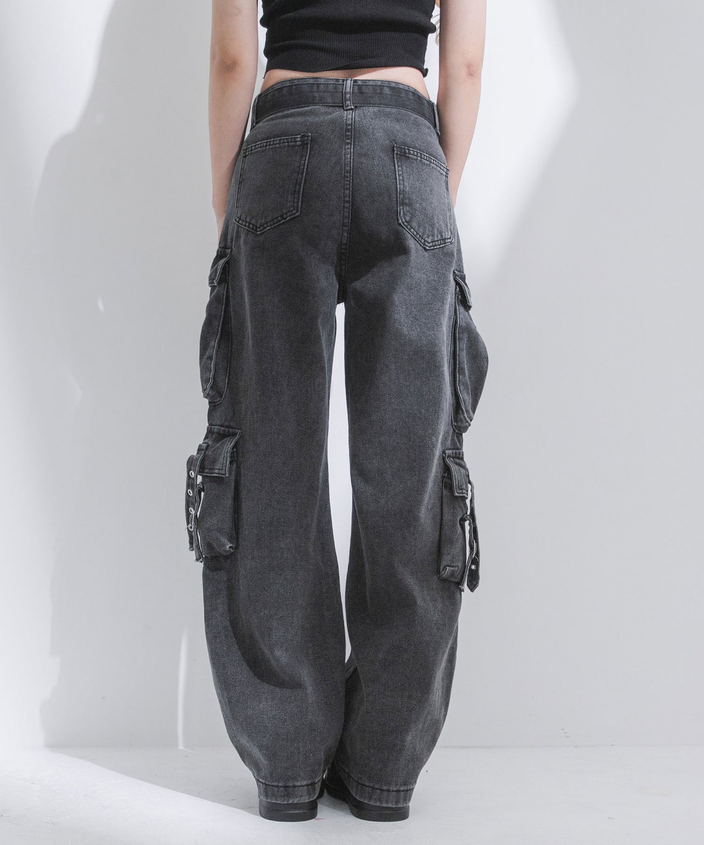 ポケット付ルーズデニムパンツ – レディースファッション通販の夢展望