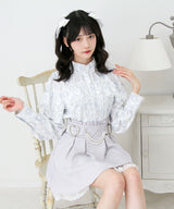 【予約　12/19発送】トワルドジュイボウタイフリルリボンブラウス