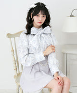 【予約　12/19発送】トワルドジュイボウタイフリルリボンブラウス