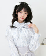 【予約　12/19発送】トワルドジュイボウタイフリルリボンブラウス