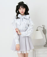 【予約　12/19発送】トワルドジュイボウタイフリルリボンブラウス