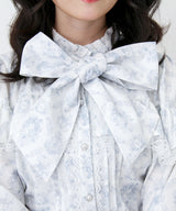 【予約　12/19発送】トワルドジュイボウタイフリルリボンブラウス