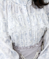 【予約　12/19発送】トワルドジュイボウタイフリルリボンブラウス