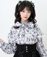 【予約　12/19発送】トワルドジュイボウタイフリルリボンブラウス