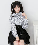 【予約　12/19発送】トワルドジュイボウタイフリルリボンブラウス