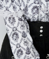 【予約　12/19発送】トワルドジュイボウタイフリルリボンブラウス