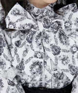 【予約　12/19発送】トワルドジュイボウタイフリルリボンブラウス