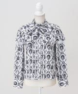 【予約　12/19発送】トワルドジュイボウタイフリルリボンブラウス