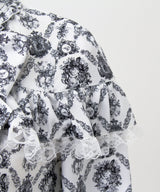 【予約　12/19発送】トワルドジュイボウタイフリルリボンブラウス