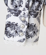 【予約　12/19発送】トワルドジュイボウタイフリルリボンブラウス