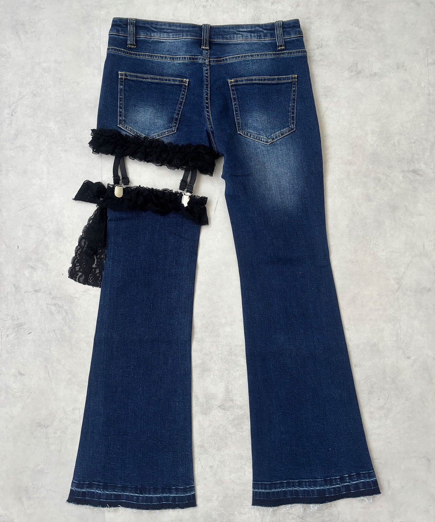 True religionUSA製立体裁断ギミック平成ギャル　フレアデニムパンツ True religionUSA製立体裁断ギミック平成ギャル フレアデニム