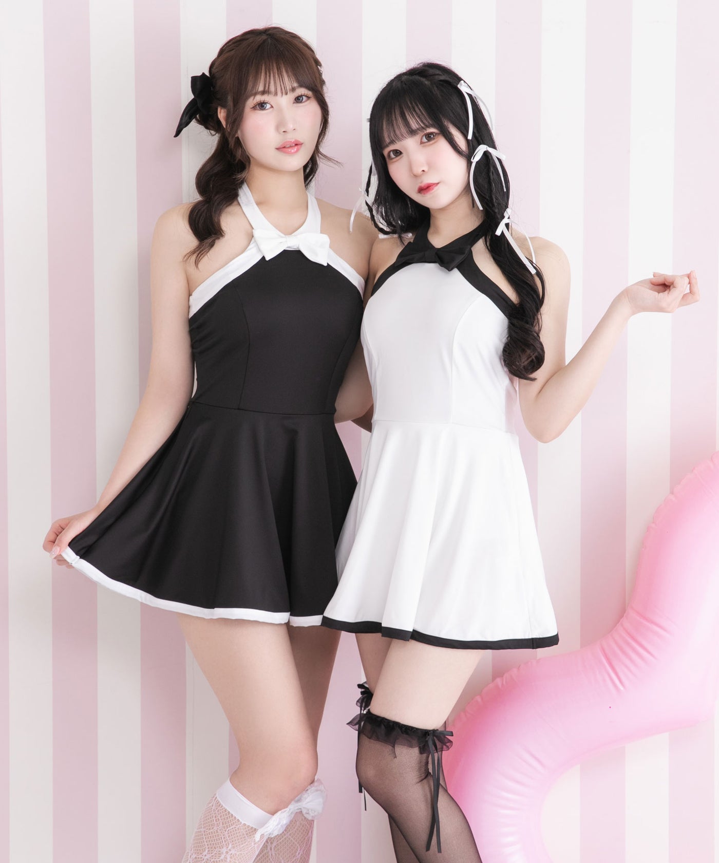 関税込み★CUPSHE★ホルターネック クロスリボン ワンピース水着 関税送料込】CUPSHE V ネック ホルター ワンピース 水着