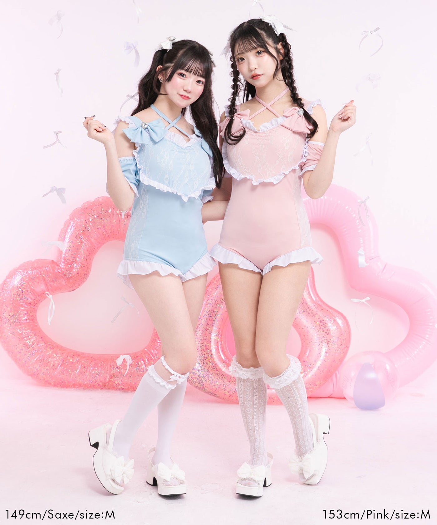 Dear my Love 水着 ピンク DearMyLove 水着 6WAYハートチョーカー水着 レディース