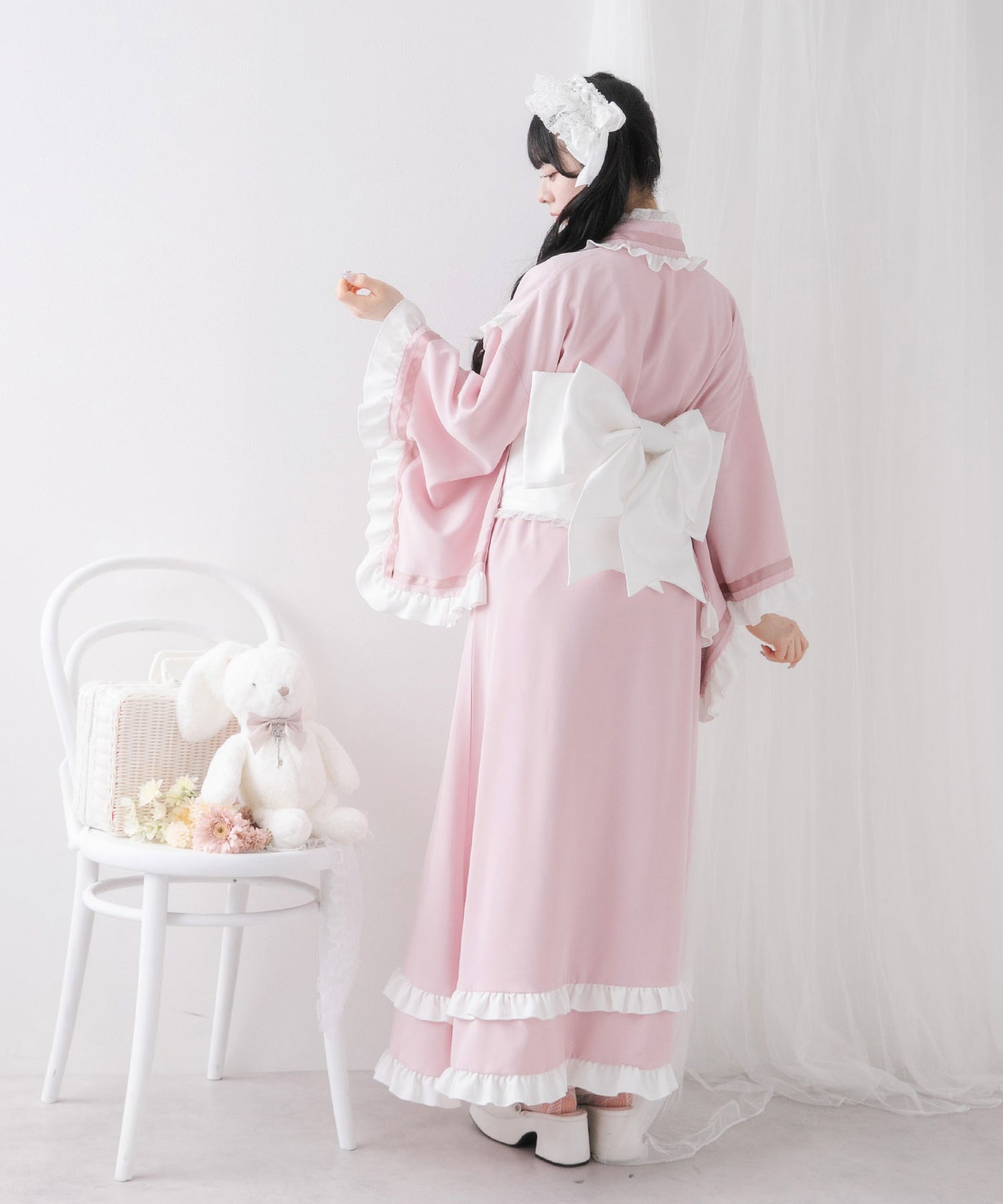 フリルリボンティアード浴衣 – レディースファッション通販の夢展望