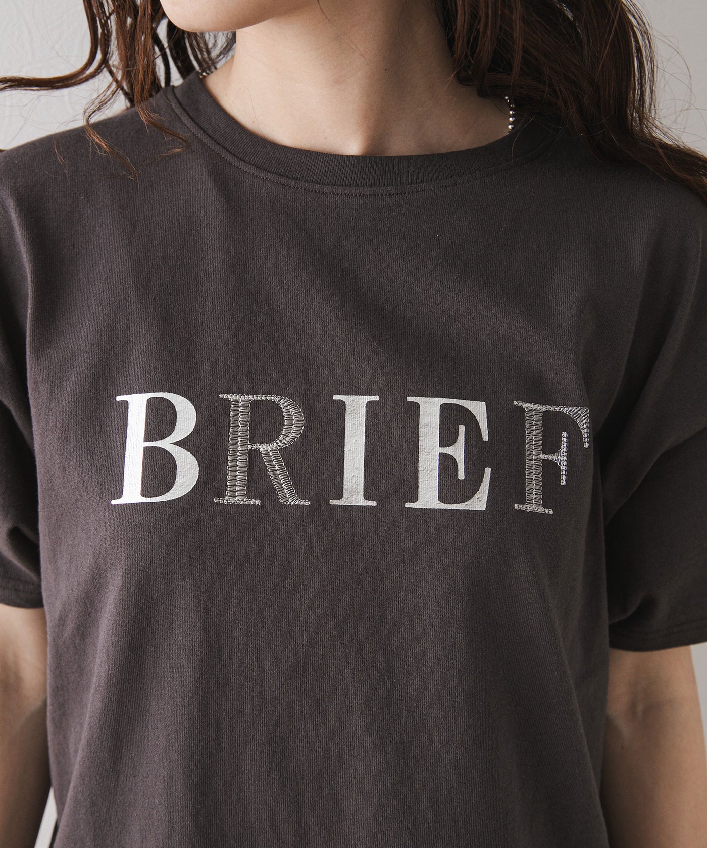 プリント刺繍ロゴTシャツ – レディースファッション通販の夢展望【公式】