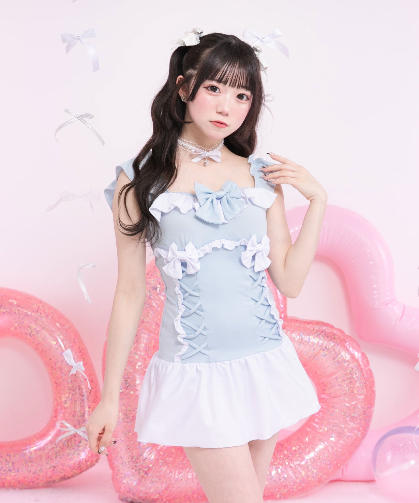 レースアップリボン水着 – レディースファッション通販の夢展望【公式】