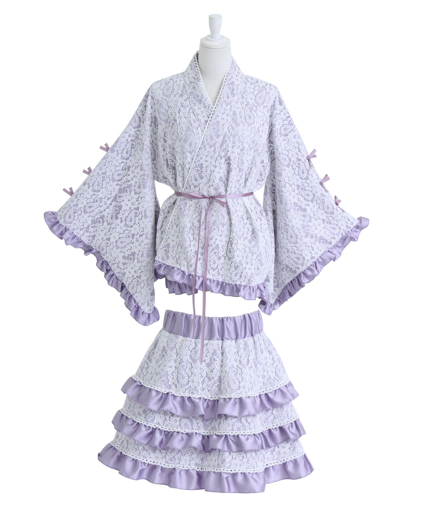 総レースリボン浴衣ドレス – レディースファッション通販の夢