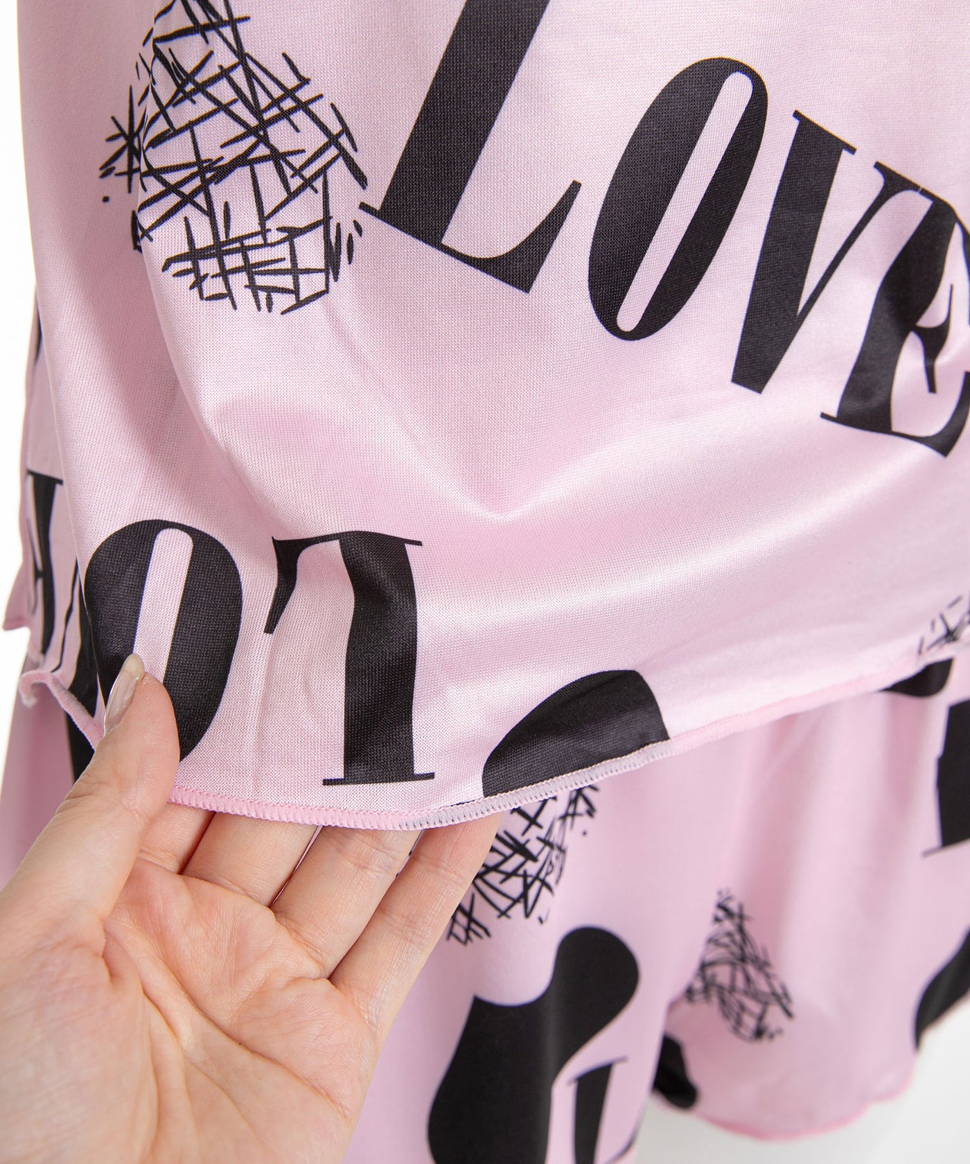 LOVEorレオパード柄キャミ×ショーパンルームウェアセット【大きい 