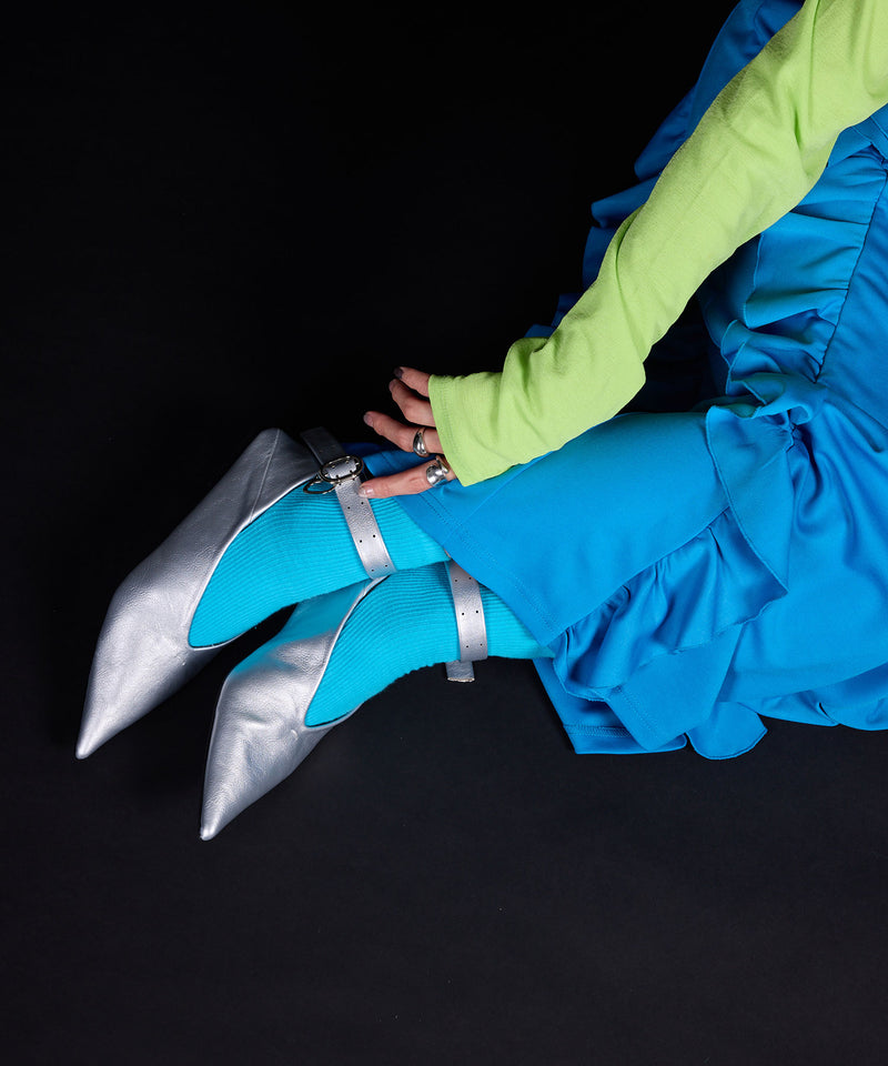 【最上もが着用】Vカットポインテッド2wayパンプス