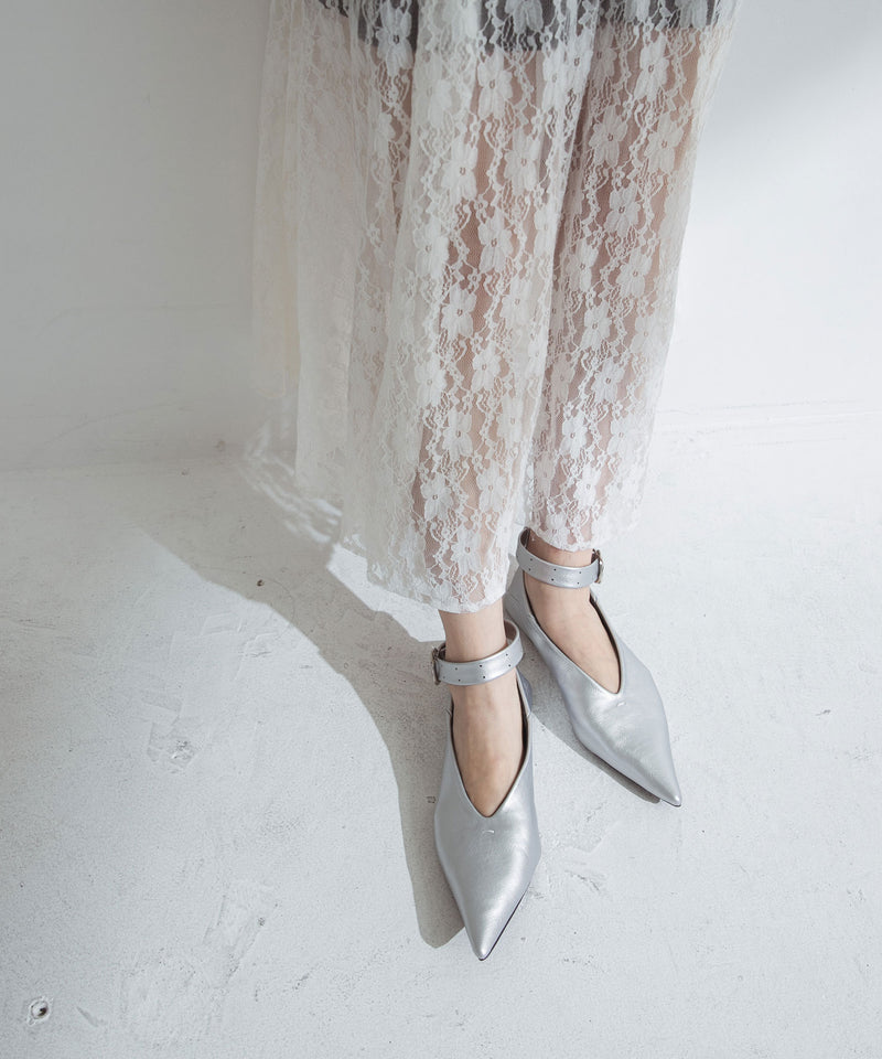 【最上もが着用】Vカットポインテッド2wayパンプス