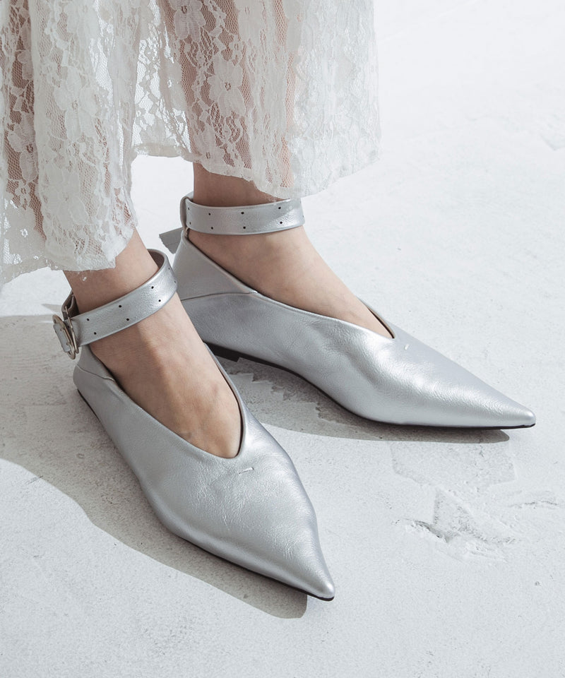 【最上もが着用】Vカットポインテッド2wayパンプス