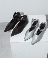 【最上もが着用】Vカットポインテッド2wayパンプス