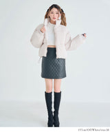 中綿ショート丈ダウンジャケット【コート】