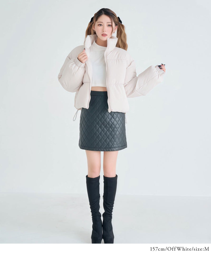 中綿ショート丈ダウンジャケット【コート】