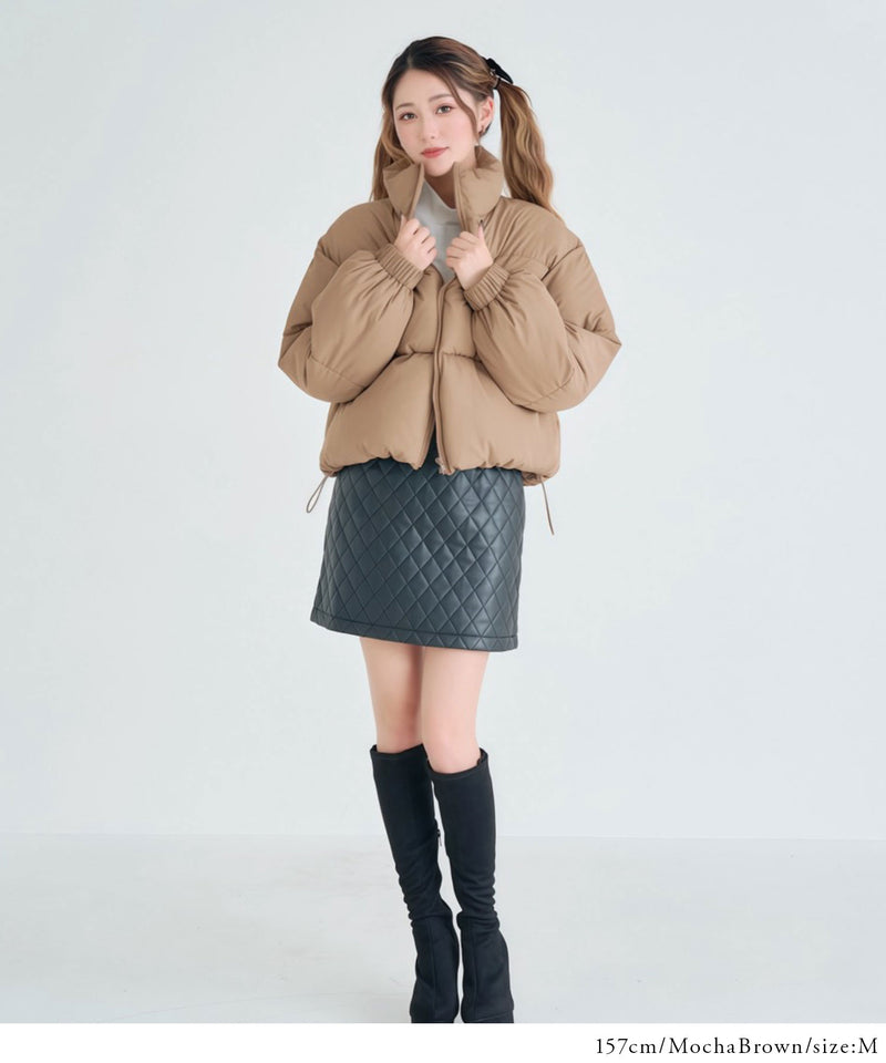 中綿ショート丈ダウンジャケット【コート】
