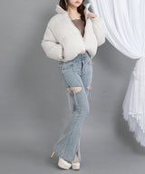 中綿ショート丈ダウンジャケット【コート】