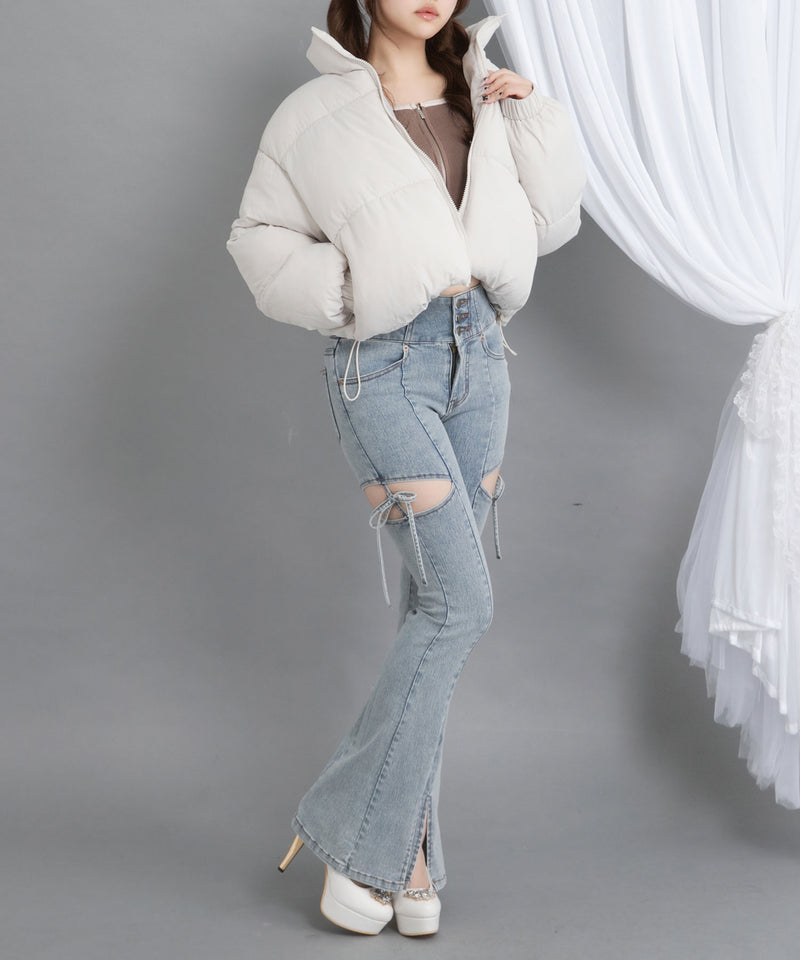 中綿ショート丈ダウンジャケット【コート】