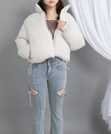 中綿ショート丈ダウンジャケット【コート】